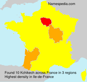 Surname Kchikech in France Surname Kchikech in France