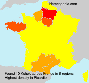 Surname Kchok in France Surname Kchok in France