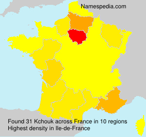 Surname Kchouk in France Surname Kchouk in France