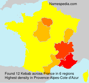 Surname Kebab in France Surname Kebab in France