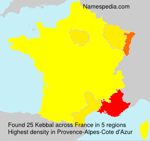Surname Kebbal in France Surname Kebbal in France