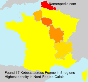 Surname Kebbas in France Surname Kebbas in France