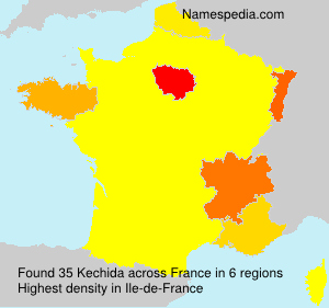 Surname Kechida in France Surname Kechida in France