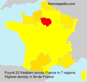 Surname Keddam in France