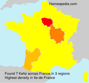 Surname Kefsi in France Surname Kefsi in France