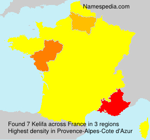 Surname Kelifa in France Surname Kelifa in France