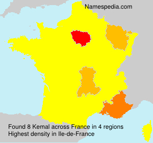 Surname Kemal in France Surname Kemal in France