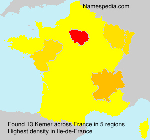 Surname Kemer in France Surname Kemer in France
