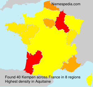 Surname Kempen in France Surname Kempen in France