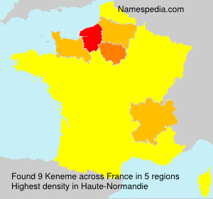 Surname Keneme in France