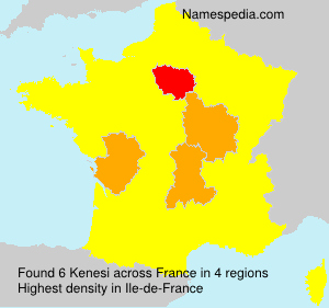 Surname Kenesi in France Surname Kenesi in France