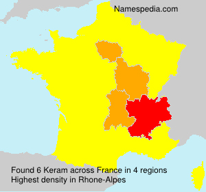 Surname Keram in France Surname Keram in France