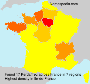 Surname Kerdaffrec in France Surname Kerdaffrec in France