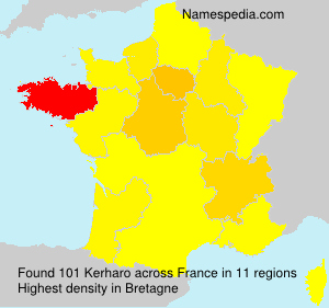Surname Kerharo in France Surname Kerharo in France