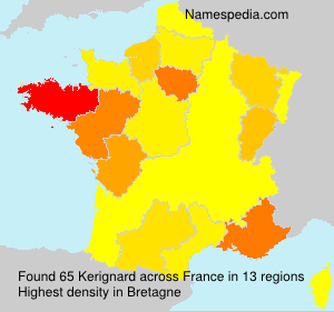 Surname Kerignard in France Surname Kerignard in France