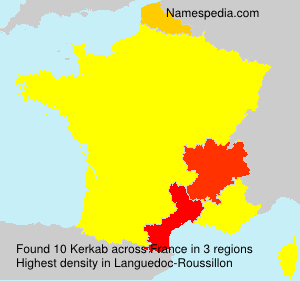 Surname Kerkab in France Surname Kerkab in France