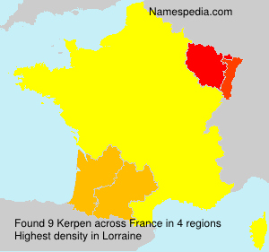 Surname Kerpen in France Surname Kerpen in France