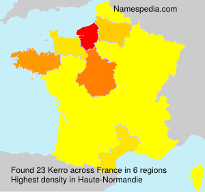 Surname Kerro in France Surname Kerro in France