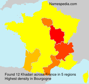 Surname Khadari in France Surname Khadari in France