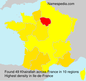 Surname Khairallah in France Surname Khairallah in France