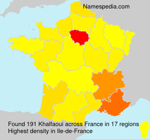 Surname Khalfaoui in France Surname Khalfaoui in France