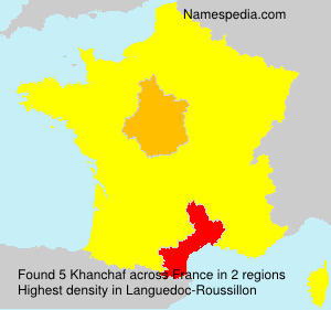 Surname Khanchaf in France