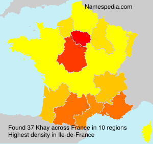 Surname Khay in France Surname Khay in France