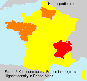 Surname Khelfoune in France Surname Khelfoune in France