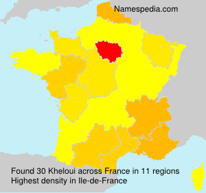 Surname Kheloui in France Surname Kheloui in France