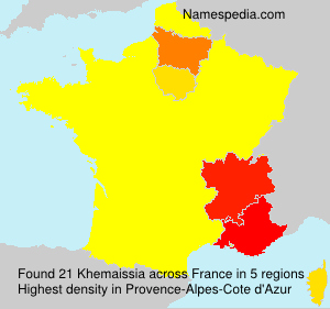 Surname Khemaissia in France Surname Khemaissia in France