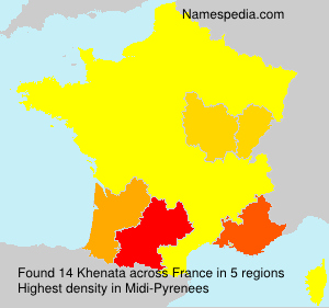Surname Khenata in France Surname Khenata in France