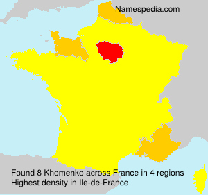 Surname Khomenko in France Surname Khomenko in France