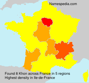 Surname Khon in France Surname Khon in France