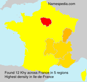Surname Khy in France Surname Khy in France