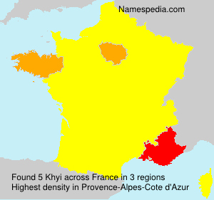 Surname Khyi in France Surname Khyi in France