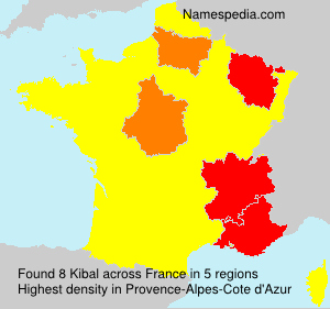 Surname Kibal in France Surname Kibal in France
