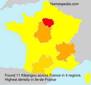 Surname Kibangou in France Surname Kibangou in France