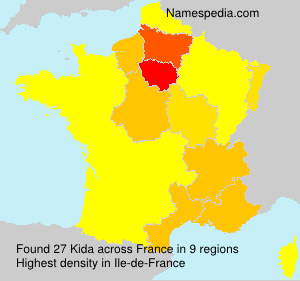 Surname Kida in France Surname Kida in France