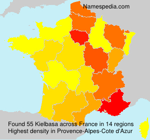 Surname Kielbasa in France Surname Kielbasa in France