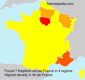Surname Kiepferle in France Surname Kiepferle in France