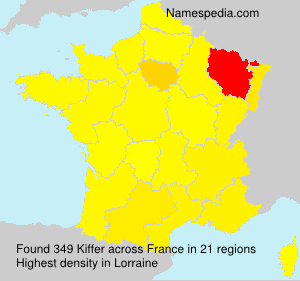 Surname Kiffer in France Surname Kiffer in France