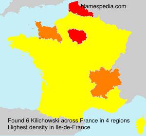 Surname Kilichowski in France Surname Kilichowski in France