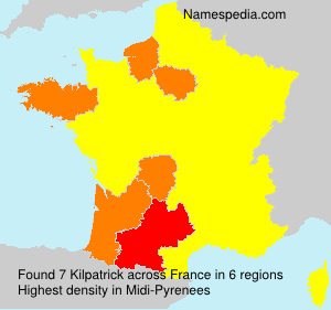 Surname Kilpatrick in France Surname Kilpatrick in France