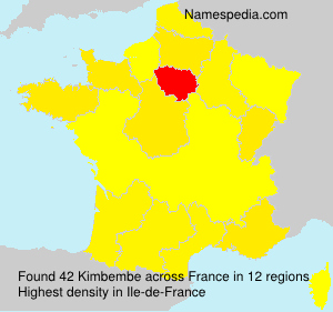 Surname Kimbembe in France Surname Kimbembe in France