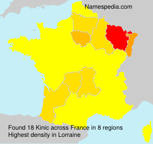 Surname Kinic in France Surname Kinic in France