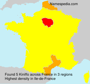 Surname Kiniffo in France Surname Kiniffo in France