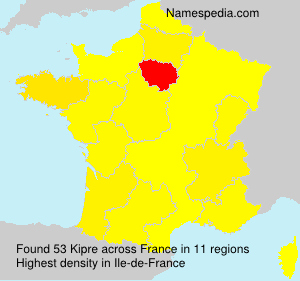 Surname Kipre in France Surname Kipre in France