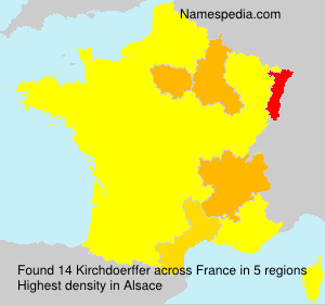 Surname Kirchdoerffer in France