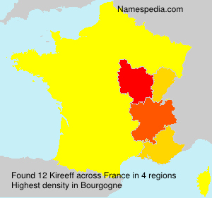Surname Kireeff in France Surname Kireeff in France