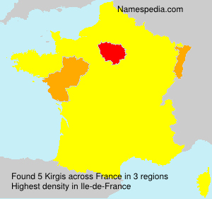 Surname Kirgis in France Surname Kirgis in France